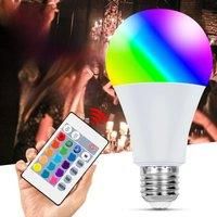 E27 RGBW LED Light Bulb Colorful Lamp Home Living Room Chandelier Bulbs Bedroom Party Atmosphere