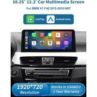 Road Top 10.25'' 12.3'' Wireless CarPlay Android Auto Car Multimedia Display For BMW X1 F48 2015-2017 NBT Linux Touch Screen