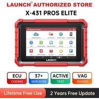 X-431 Pros Elite LAUNCH OBD2 Scanner Car Diagnostic Tool Auto Scan OBD Diagnost Diagnosis Professional Automotive Free Shipping