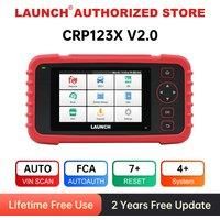 LAUNCH X431 CRP123X V2.0 Car OBD2 Diagnostic Tools Auto OBD Scanner ABS SRS Engine AT+ 7 Reset Service Free Update