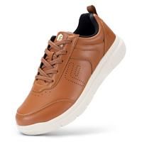 FitVille Mens Wide Fit Smart Casual Shoes Lace Up Oxfords Walking 9.5