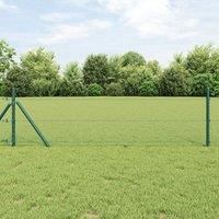 Hexagon Fence Green 0.4x50 m Steel