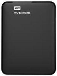 WD Elements 2TB USB 3.0 Portable Hard Drive  Black