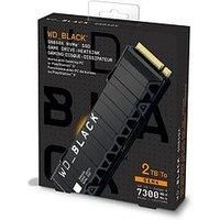 WD_BLACK SN850X 2TB M.2 2280 PCIe Gen4 NVMe Gaming SSD with Heatsink up to 7300 MB/s read speed
