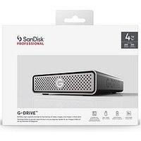 SanDisk Professional G-DRIVE 4TB Enterprise-Class Desktop Hard Drive, up to 250MB/s USB-C (5Gbps), USB 3.2 Gen 1