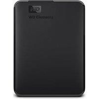 WD 6TB Elements portable external hard drive, USB 3.0, portable external storage, Plug-and-Play, SuperSpeed USB 3.2 Gen 1, Formatted for PC and Mac, Black
