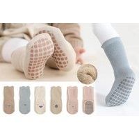 Baby'S Non-Slip Cartoon Animal Socks Offer - 5 Designs! - Blue