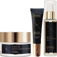 24K Gold Anti-Wrinkle Trio: Serum, Night Cream & Eye Cream