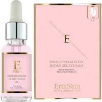 Rose Glow Revival Set: Facial Oil 30ml + Rose Hydro-Gel Eye Pads
