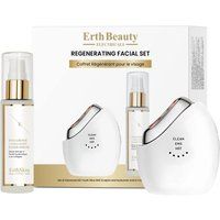 Erth Skin London Regenerating Facial Set ( LED EMS Sculptor + HA Serum 60ml) in White