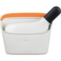 OXO Saffron Compact Dustpan and Brush Saffron