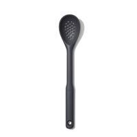 OXO Good Grips Silicone Slotted Spoon, 719812689746, Peppercorn, One Size