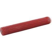 Chicken Wire Fence Steel with PVC Coating 10x1 m Red