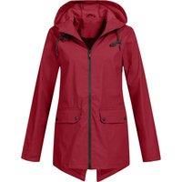 Women'S Waterproof Lightweight Rain Jacket - 6 Sizes & 7 Colours - White
