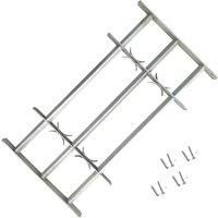 Adjustable Security Grille for Windows with 3 Crossbars 500-650 mm