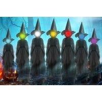 Halloween Outdoor Light Up Decoration - Witch Or Wizard
