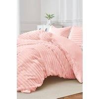 Super Soft Luxury Faux Fur Stripe Duvet