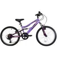 Basis Princess 20" Girls Bicycle Kids Mountain Bike Dual Suspension MTB Purple