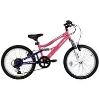 Dallingridge Melody 20" Girls Full Suspension Mountain Bike - Pink/Blue
