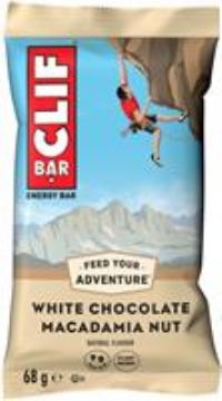 CLIF Bar Energy Bars/Nutritional Protein Bar (12 x 68g), Source of Plant Based Protein, Chocolate Macadamia Nut