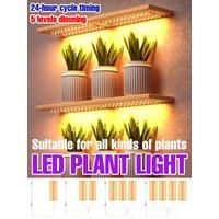 USB DC5V LED Plant Grow Light Full Spectrum Quantum Board Indoor Potted Flowers Growth Box Cultivation Fill Lighting With Timing