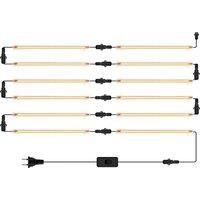 220V LED Full Spectrum Grow Light Strips Indoor Potted Flowers Growth Box Hydroponics Tomato Vegetables Cultivation Lamp EU Plug