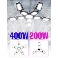 400W LED Bulb E27/E26 Garage Light AC 220V Folding Deformation Ceiling Lamp 110V Spotlights For Home Warehouse Workshop Basement