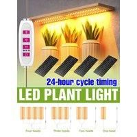 DC5V USB LED Grow Lights Full Spectrum Quantum Board Cultivation Lamp With Timing Auto On/Off For Potted Flowers Succulent Plant