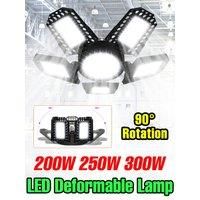300W LED E27/E26 Light Bulb Garage Lamp AC220V Deformable Folding Spotlight 110V No Flicker For Home Warehouse Workshop Basement