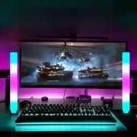 USB LED Table Lamp RGB Music Synchronous Rhythm Light TV Computer Desktop Atmosphere Mood Lights For