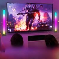 RGB LED Table Lamp Pickup Lights Music Synchronous Rhythm Bedroom Gaming Room Decoration Computer