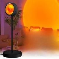 LED Night Light Sunset Projection Lamp Birthday Party Bedroom Photography Wall Background Decoration