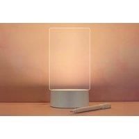 Led Acrylic Note Board With Pen In 4 Shapes
