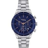 Dude Chrono 42Mm Breil Men'S Watch! - Silver