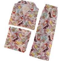 Unisex Black Labubu Inspired Circus Pyjama: 3-Piece Set!