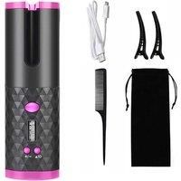 Wireless Automatic Hair Curler - Grey, Purple, Pink, Black Or White!