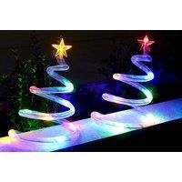 40 Led Spiral Christmas Tree Stake Lights - 2 Colour Options