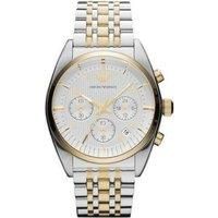 Emporio Armani Ar0396 Watch - Gold & Silver Stainless Steel!