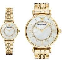 Brand New Gold Gianna T-Bar Emporio Armani Women's Watch AR1907