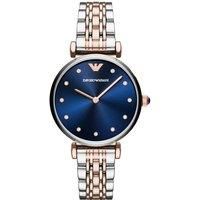 Ladies' Emporio Armani Ar11092 T-Bar Watch - Blue