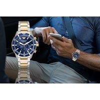 Emporio Armani Chronograph Two-tone Stainless Steel Watch - Metallic - Emporio Armani Watches