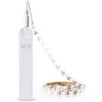 LED Kitchen Strip Light Under Cabinet Tape Lamp PIR Motion Sensor AAA Battery Powered For Bedroom Bedside Stairs Decor Backlight