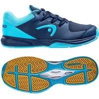 HEAD Men/'s Grid Squash Shoe, Dark Blue Aqua, 10 UK