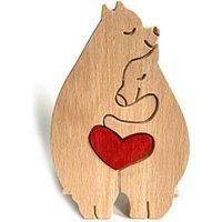 Hand Carved Animals In Love Ornament - 7 Designs!