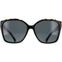 Square Bi Layer Black and Amber Tortoise Dark Grey MK2201 Malia