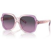 COACH HC8395U 581390 Pink Gradient Women's 54 mm Sunglasses