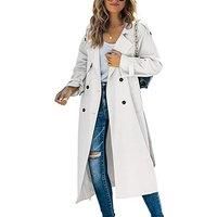 Women'S Button Slim Chic Overcoat - 5 Sizes, 9 Colours!