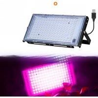 200W LED Grow Light Full Spectrum USB Plant Floodlight Waterproof For Indoor Greenhouse Flower