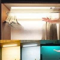 20W LED Kitchen Light Under Cabinet Lamp USB 5V With Hand Sweep Sensor Switch For Wardrobe Cupboard