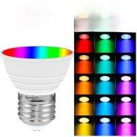 E27 LED RGB Bulb GU10 Spotlight E14 Ceiling Lamp Smart IR Remote Control MR16 Bulb GU5.3 Chandelier